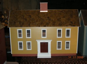 Period Colonial Dollhouse Front